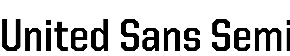 United Sans Semi Cond Bold cкачати шрифт безкоштовно
